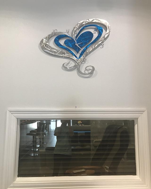 Heart wall art