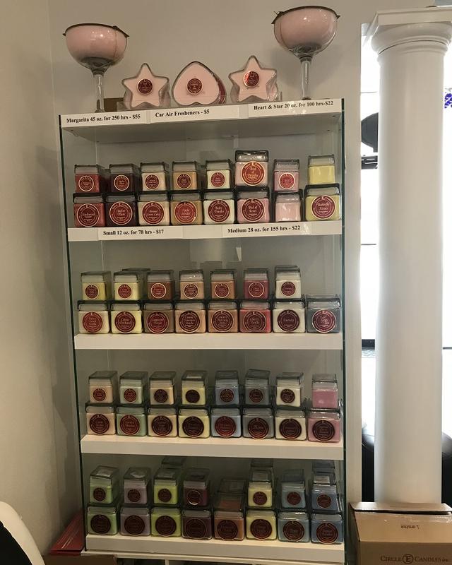 The dip powder shelf